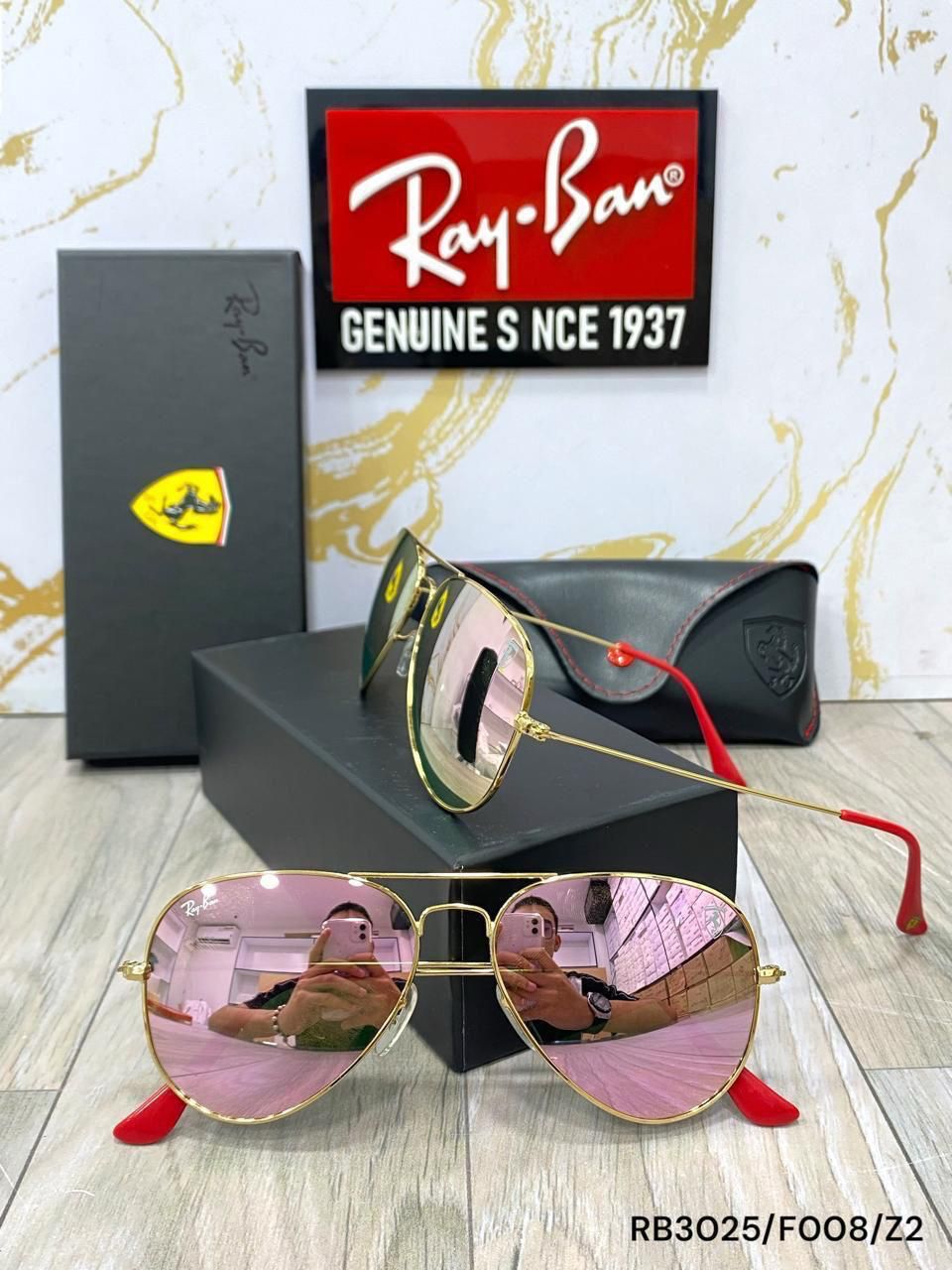 RAYBAN FERRARI-RB 3025
