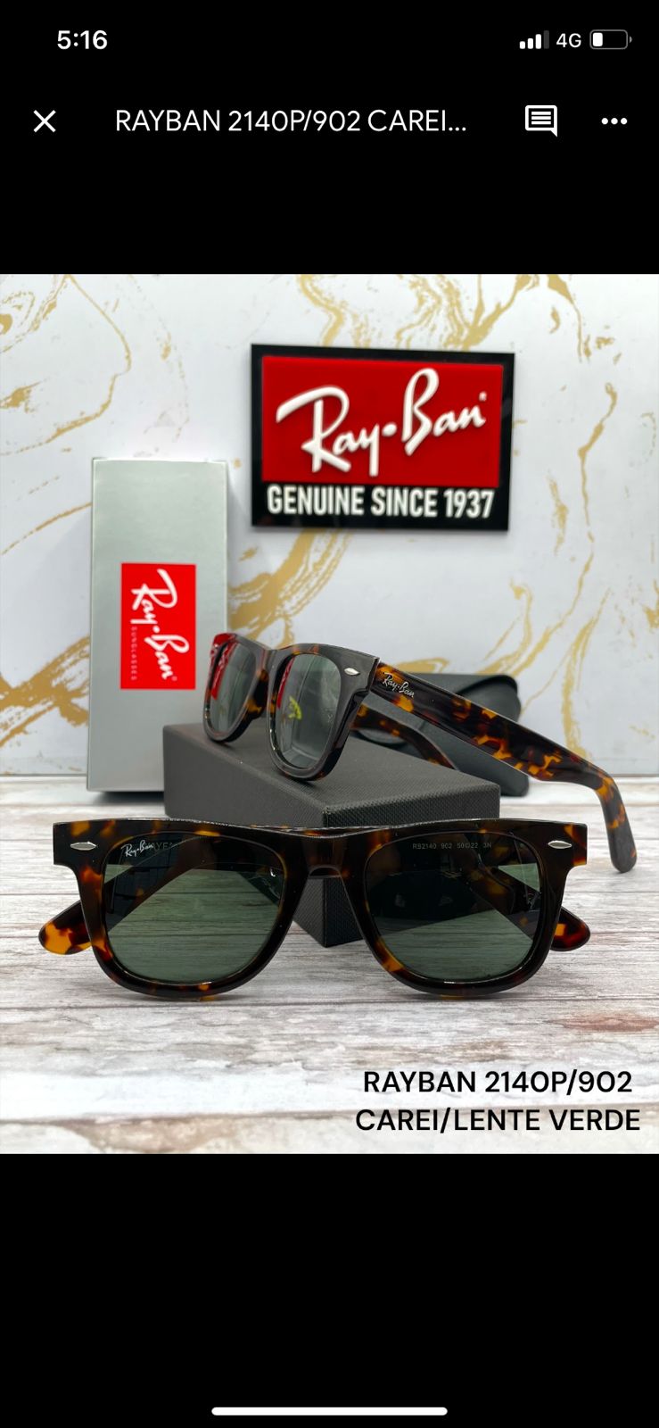 RAYBAN WAYFARER
2140- ACETATO